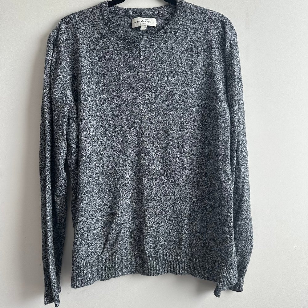 Hawker Rye marled cotton-cashmere sweater